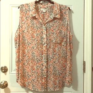 Sleeveless blouse 3X